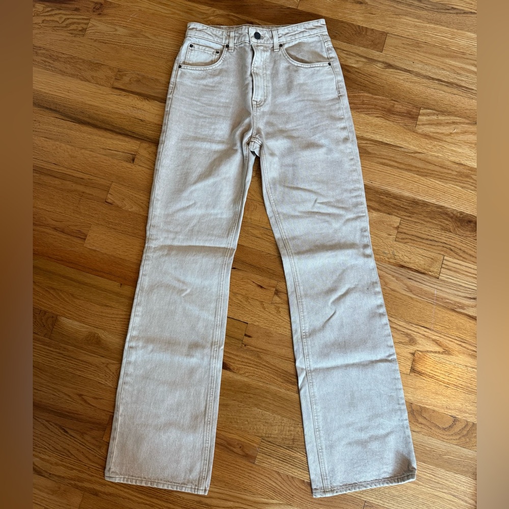 GRLFRND The Melanie High Rise Boot Cut Jeans